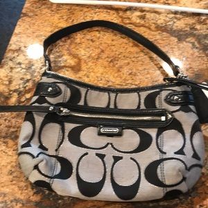 Small coach shoulder purse